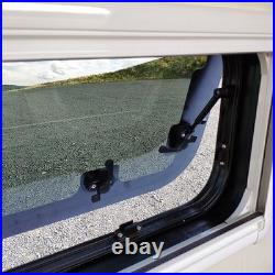 Camper Van Cassette Windows Acrylic Flynet Screen for Motorhome Window Hinged