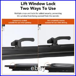 Camper Van Cassette Windows Acrylic Hinged Motorhome Conversion 500 x 350 mm