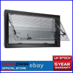 Camper Van Cassette Windows Acrylic Motorhome Conversion Tempered Glass Hinged