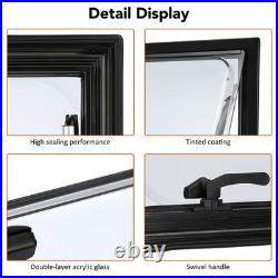 Camper Van Cassette Windows Acrylic Motorhome Conversion Tempered Glass Hinged