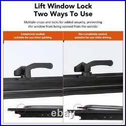 Camper Van Cassette Windows Acrylic Motorhome Conversion Tempered Glass Hinged