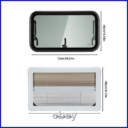 Camper Van Cassette Windows Blackout Blinds for Motorhome Window Flynet Screen