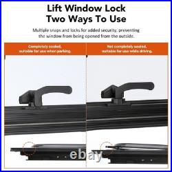 Camper Van Cassette Windows Hinged Blackout Blinds Acrylic for Motorhome Window