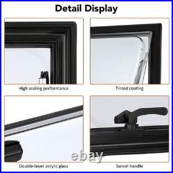 Camper Van Cassette Windows Hinged Blackout Blinds Acrylic for Motorhome Window