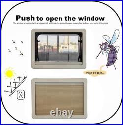 Camper Van Cassette Windows Hinged Blinds Caravan Motorhome Horsebox Hinged