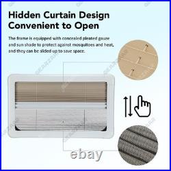 Camper Van Cassette Windows Hinged Blinds Caravan Motorhome Horsebox Hinged