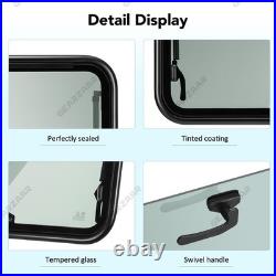 Camper Van Cassette Windows Hinged Tempered Glass for Motorhome Window Acrylic
