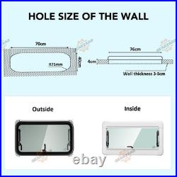 Camper Van Cassette Windows Motorhome Conversion Blackout Blinds Hinged Acrylic