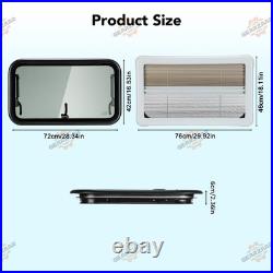 Camper Van Cassette Windows Motorhome Conversion Blackout Blinds Hinged Acrylic