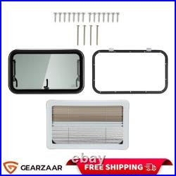 Camper Van Cassette Windows Motorhome Conversion Tempered Glass Acrylic Hinged