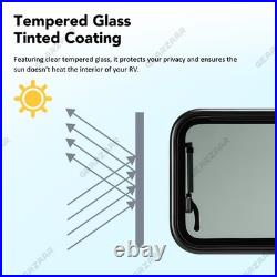 Camper Van Cassette Windows Motorhome Conversion Tempered Glass Acrylic Hinged