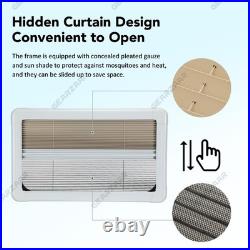 Camper Van Cassette Windows Motorhome Conversion Tempered Glass Acrylic Hinged