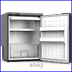 Camper Van Fridge Freezer Black Refrigerator DC12 24V Motorhome Campervan