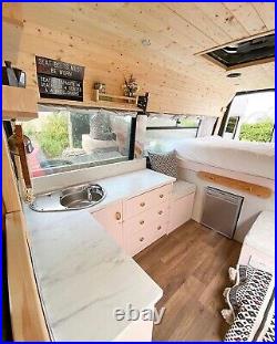 Camper Van & Motorhome Bespoke Worktops Solid Surface Corian Acrylic VW