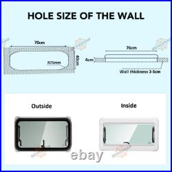 Camper Van Motorhome Carava RV Cassette Hinged Windows Blackout Blinds 700400MM
