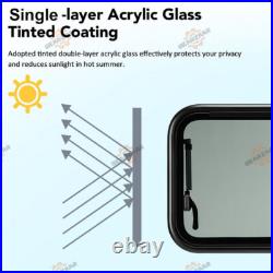 Camper Van Motorhome RV Cassette Hinged Windows Blackout Blinds Flynet Screen