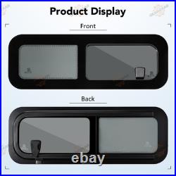 Camper Van Motorhome Sliding Opening Window 800270mm Universal Tempered Glass