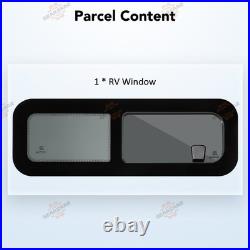 Camper Van Motorhome Sliding Opening Window 800270mm Universal Tempered Glass