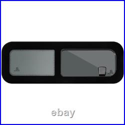 Camper Van Motorhome Sliding Opening Window Universal Waterproof Dark Tint