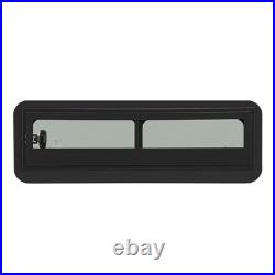 Camper Van Motorhome Sliding Opening Window Waterproof Tempered Glass Dark Tint