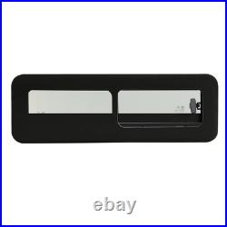 Camper Van Motorhome Sliding Opening Window Waterproof Tempered Glass Dark Tint