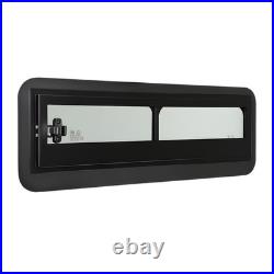 Camper Van Motorhome Sliding Opening Window Waterproof Tempered Glass Dark Tint