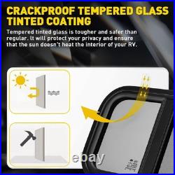 Camper Van Motorhome Tempered Glass Cassette Windows Hinged Campervan Window 1x