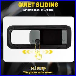 Camper Van Motorhome Universal Sliding Opening Window Glass Dark Tint Waterproof