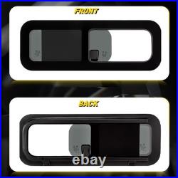 Camper Van Motorhome Universal Sliding Opening Window Glass Dark Tint Waterproof