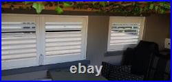 Camper Van Motorhome Window Plantation Shutters Blinds Bespoke Made To Measure