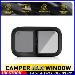 Camper Van RV Cassette Blackout Blinds Flynet Screen for Motorhome Window Whit