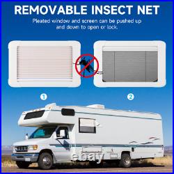 Camper Van RV Cassette Blackout Blinds Flynet Screen for Motorhome Window White Camper Van RV Cassette Blackout Blinds Flynet Screen for Motorhome Window White