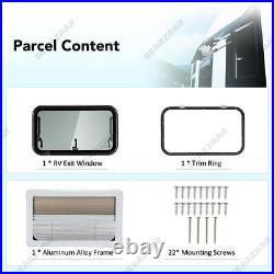 Camper Van RV Cassette Window Hinged Blinds Motorhome Caravan Horsebox 800 x 500