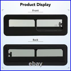 Camper Van RV Horizontal Slide Windows Tempered Glass For Caravans Motorhome