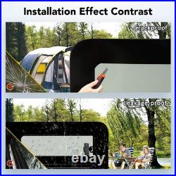 Camper Van RV Horizontal Slide Windows Tempered Glass For Caravans Motorhome
