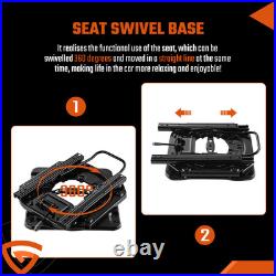 Camper Van Seat Swivels 360 Degree Base With Rails Motorhome Caravan Upgrade