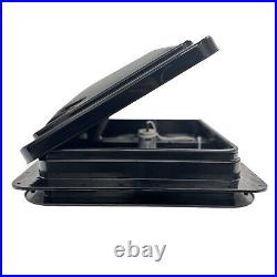 Camper Van Skylight Boat Horsebox Camper Roof Vent Motorhome 420x420mm Jet Black