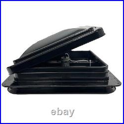 Camper Van Skylight Boat Horsebox Camper Roof Vent Motorhome 420x420mm Jet Black