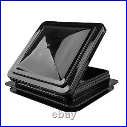 Camper Van Skylight Boat Horsebox Camper Roof Vent Motorhome 420x420mm Jet Black