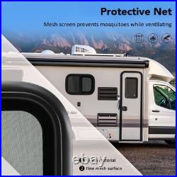 Camper Van Sliding Opening Window For Van Motorhome For Caravans Universal Black