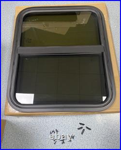 Camper Van Sliding Opening Windows Tempered Glass Universal for Motorhome Window