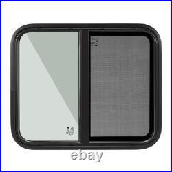 Camper Van Sliding Opening Windows Tempered Glass Universal for Motorhome Window