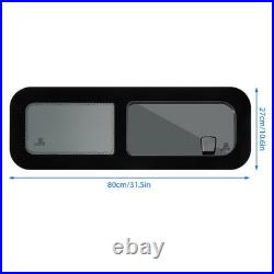Camper Van Sliding Window Tempered Glass For Caravans Motorhome 8027cm
