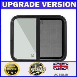 Camper Van Sliding Window Universal Dark Tint 600x500mm for Motorhome Window