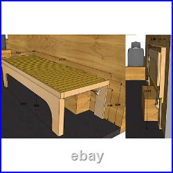 Camper Van Sofa Bed Motorhome Conversion Folding Furniture FASB1