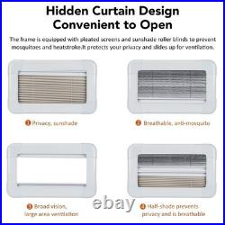 Camper Van Windows Motorhome Hinged & Sliding RV Caravan Horsebox Blinds