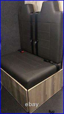 Camper-van / motorhome fixed double seat frame