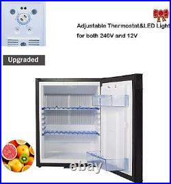 Campervan Fridge12V /220V Caravan RV Van Cooler Camper Motorhome with Lock 40L