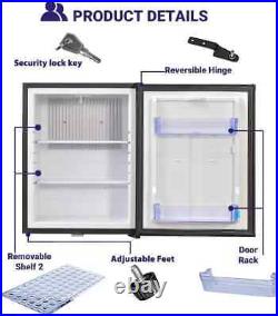 Campervan Fridge12V /220V Caravan RV Van Cooler Camper Motorhome with Lock 40L