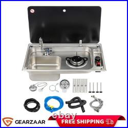 Campervan Sink Cooker Motorhome Horsebox Van & Camper Cooker Hob With Hob RH & Tap